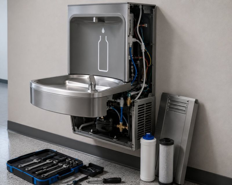 Drinking Fountain Installation in Reno, NV