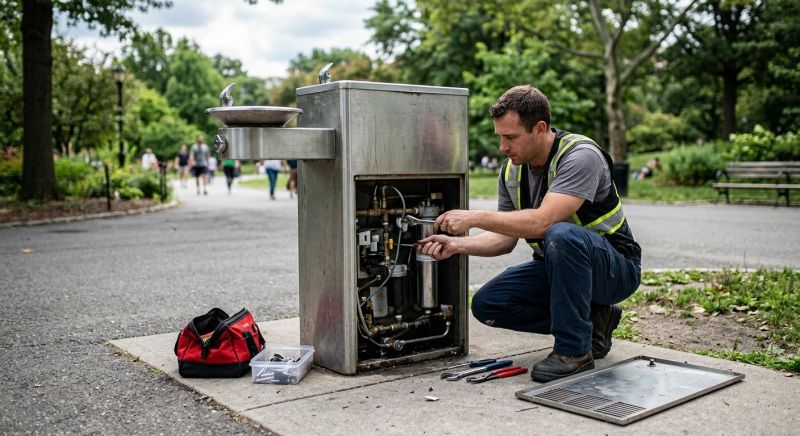 Drinking Fountain Replacement in Carson City, NV