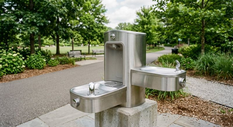 Drinking Fountain Installation in Reno, NV